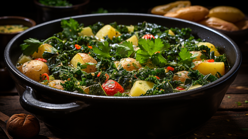 Authentic Portuguese Kale Soup (Vegan)