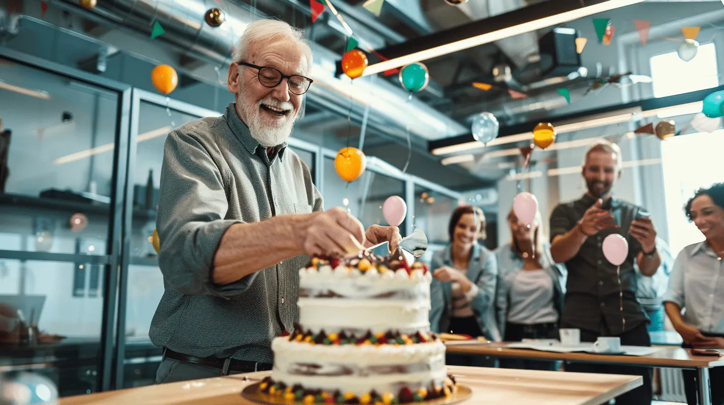 retirement cakes