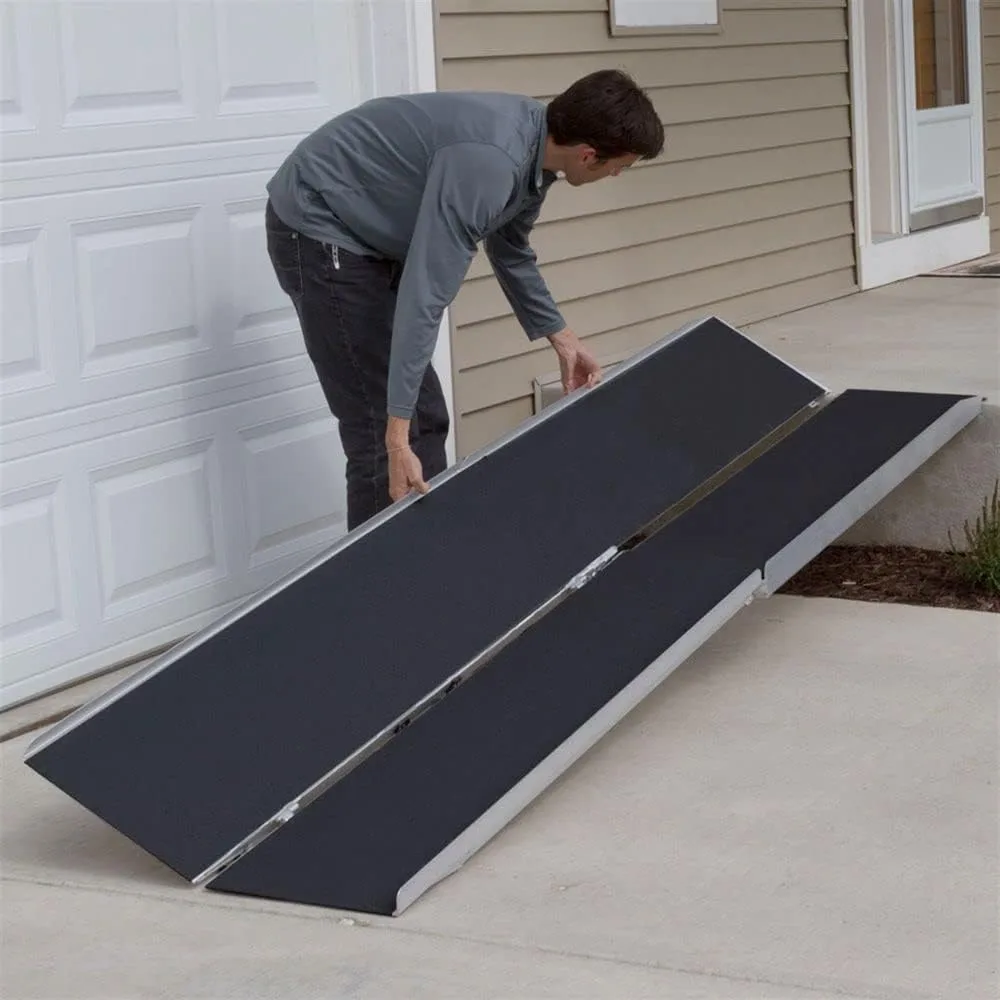 Silver Spring Aluminum Folding Wheelchair Ramp Use Case