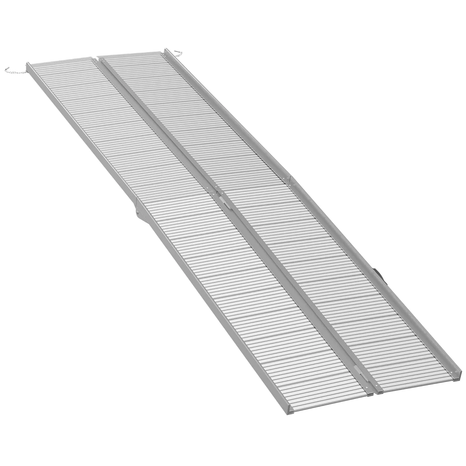 HOMCOM Aluminum Ramps for Wheelchairs