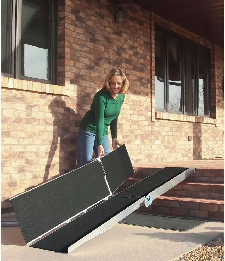 Prairie View Industries (PVI) Multi-Fold Aluminum Ramps for Wheelchairs