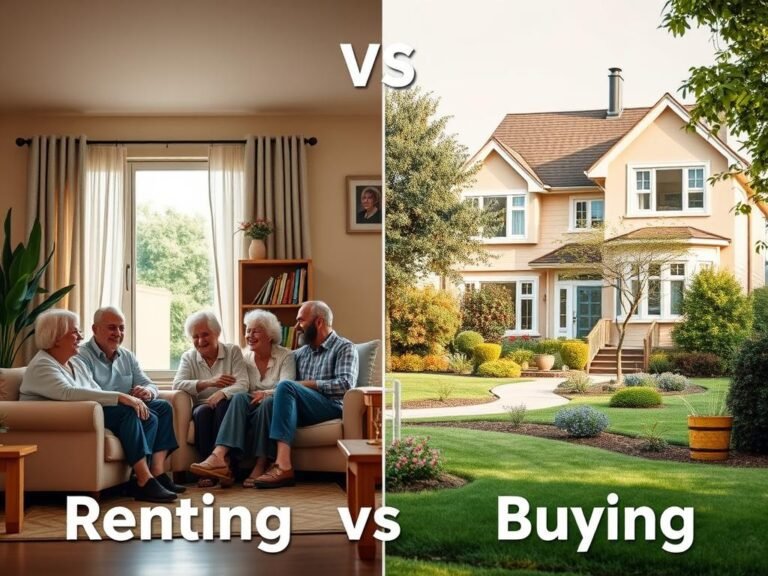renting vs buying senior housing pros cons