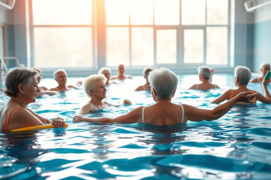 Water exercises for elderly