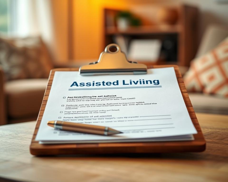 assisted living admission checklist