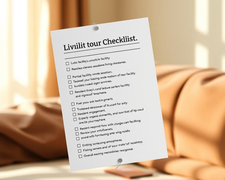 assisted living facility tour checklist