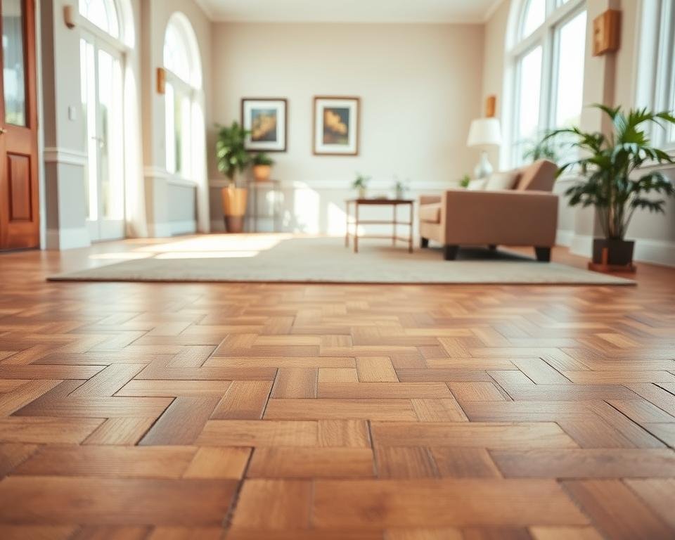 A well-lit, spacious room with natural lighting filtering through large windows. In the foreground, a senior-friendly floor featuring interlocking vinyl tiles in a warm, earthy color palette. The tiles have a textured, non-slip surface that provides traction and cushioning for elderly residents. In the middle ground, a cozy seating area with plush, low-pile carpeting in a complementary neutral tone. The carpet's soft, springy texture offers a comfortable walking surface. In the background, a tasteful display of framed artwork and potted plants, creating a serene, inviting atmosphere. The overall scene conveys a sense of safety, accessibility, and elegant design suitable for a senior living space. A well-lit, spacious room with natural lighting filtering through large windows. In the foreground, a senior-friendly floor featuring interlocking vinyl tiles in a warm, earthy color palette. The tiles have a textured, non-slip surface that provides traction and cushioning for elderly residents. In the middle ground, a cozy seating area with plush, low-pile carpeting in a complementary neutral tone. The carpet's soft, springy texture offers a comfortable walking surface. In the background, a tasteful display of framed artwork and potted plants, creating a serene, inviting atmosphere. The overall scene conveys a sense of safety, accessibility, and elegant design suitable for a senior living space.