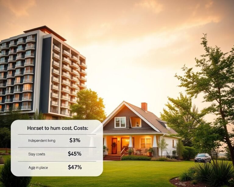 independent living vs staying at home costs